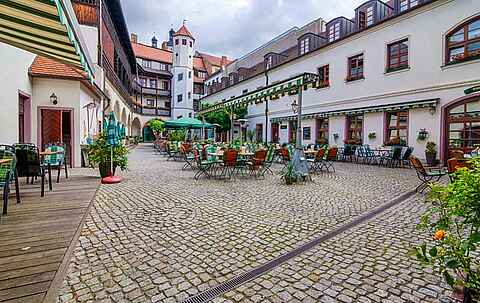 Blick in den Beyerhof Lutherstadt Wittenberg